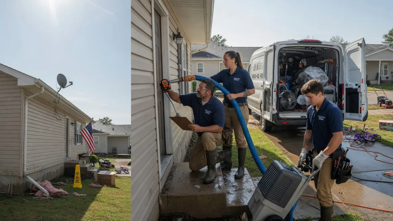 Ceiling Water Damage Restoration in Pine River, WI near me